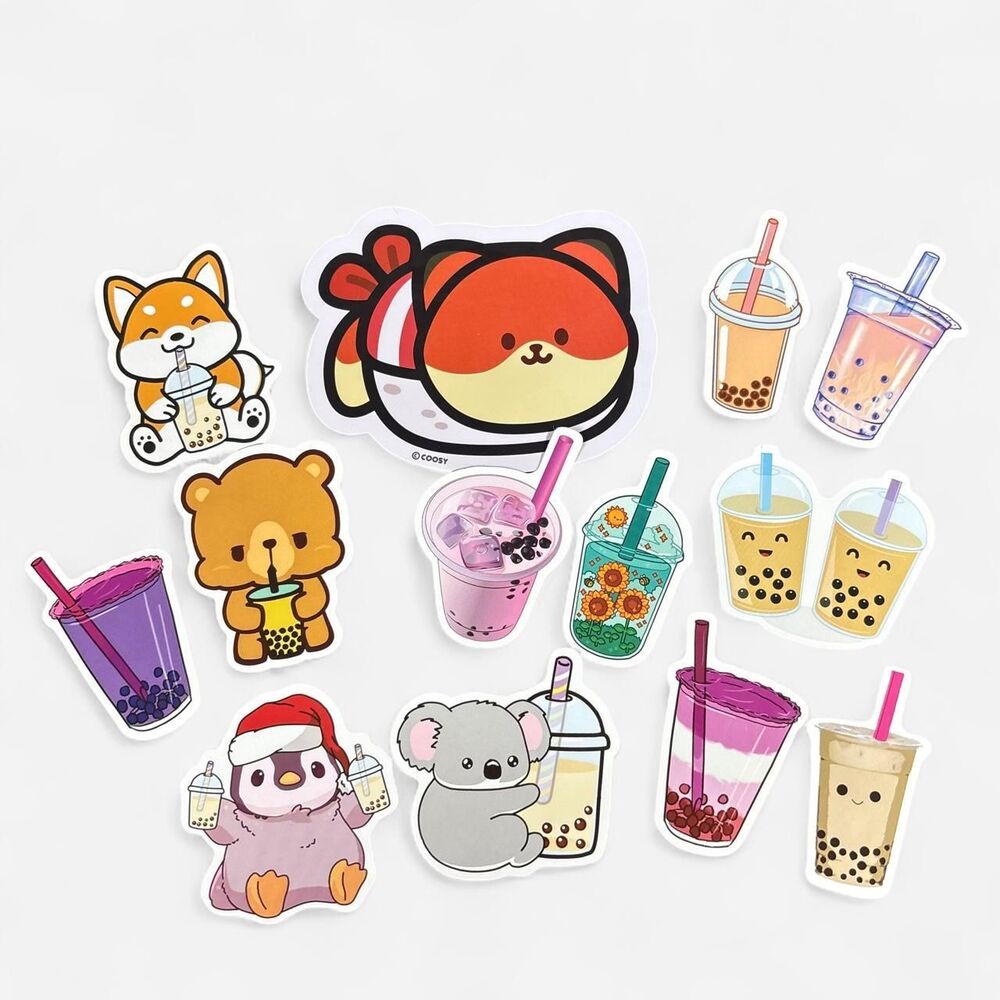 Corgi multi Stickers